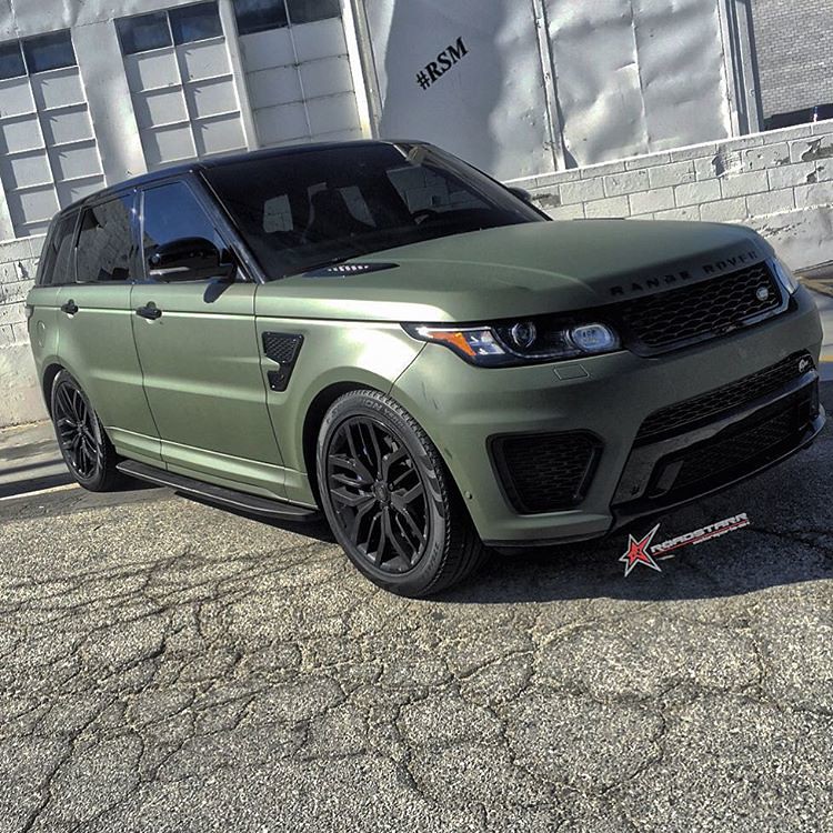 Matte Army green is the new matte black. Range Rover Sport… Flickr