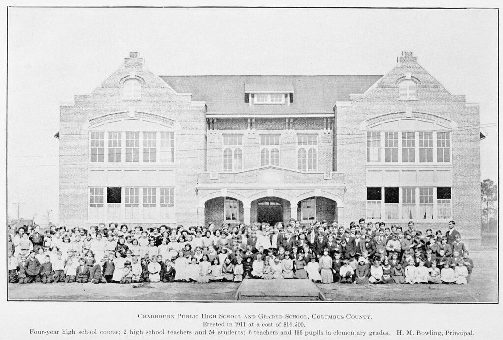 Chadbourn Public High School and Graded School, Columbus C… Flickr