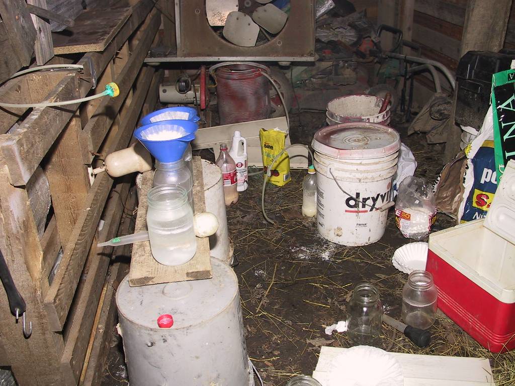 Meth Lab Homemade processing equipment found at an illicit… Flickr
