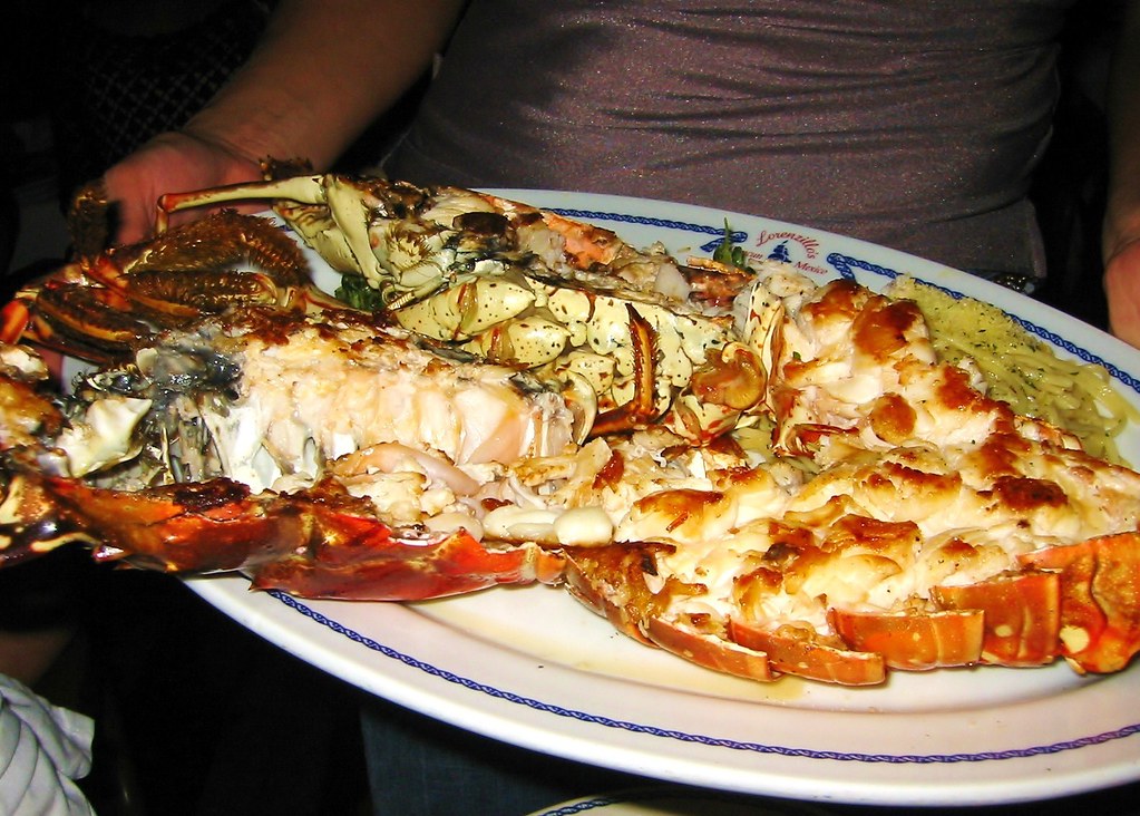 Lobster!!! Lorenzillo's Restaurant Cancun Mexico Chow time… Flickr