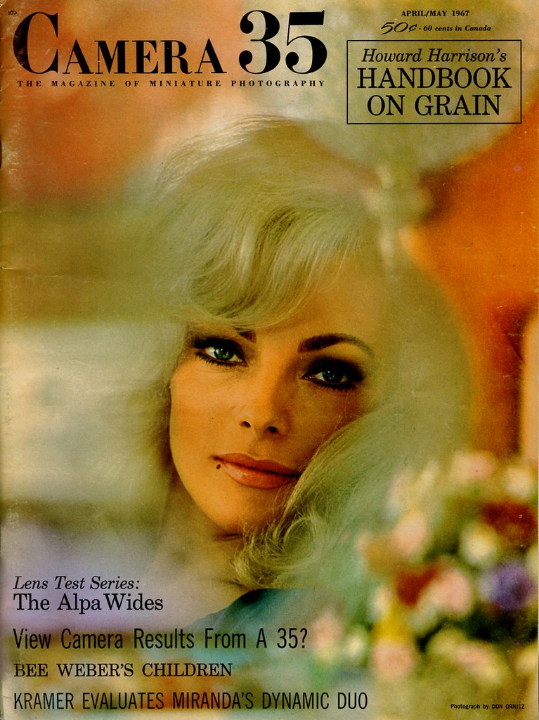 Camera 35 Magazine cover April/May 1967 cover photo by Don… Flickr
