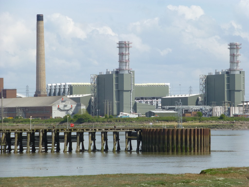 Usk estuary Uskmouth power station Andrew Green Flickr