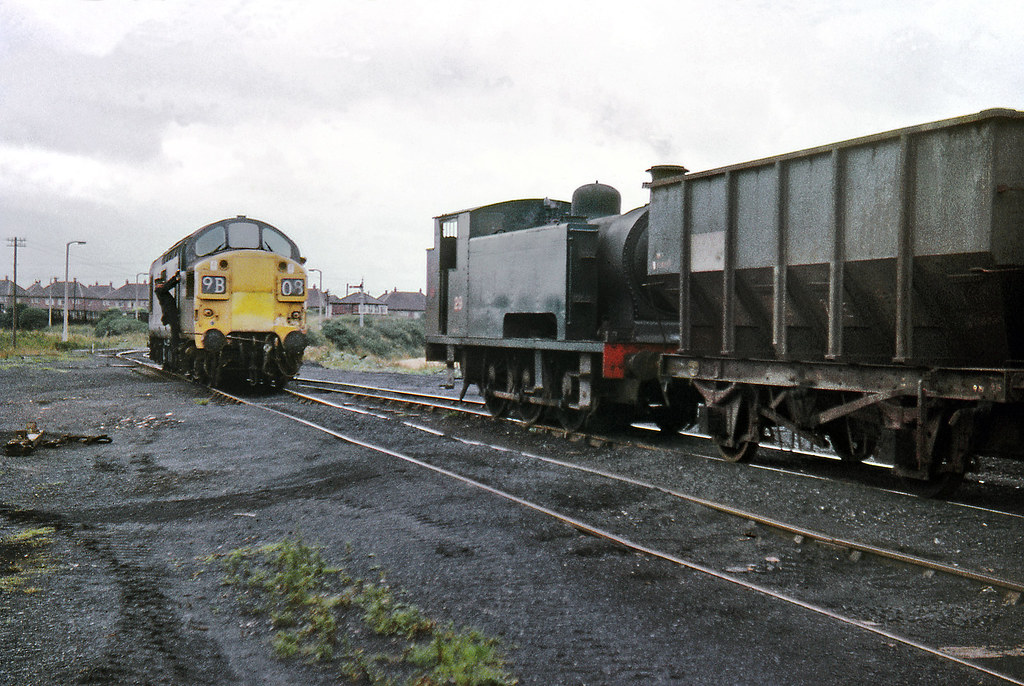 Earsdon Junction, Backworth On 1st September 1971 English … Flickr