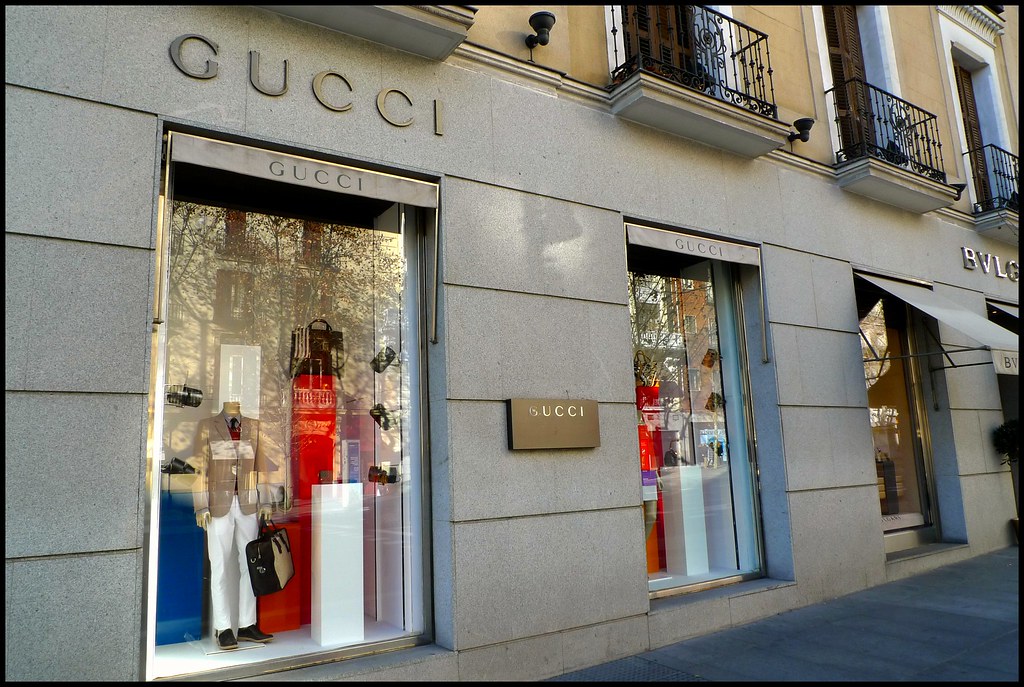 Tienda Gucci, calle Ortega y Gasset 4, Madrid. M Roa Flickr