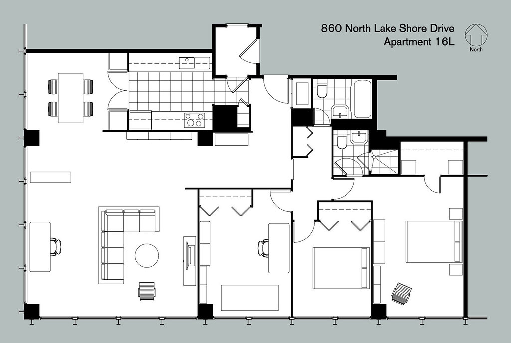 860 North Lake Shore Drive No. 16L Floor Plan mdantarch.co… Flickr
