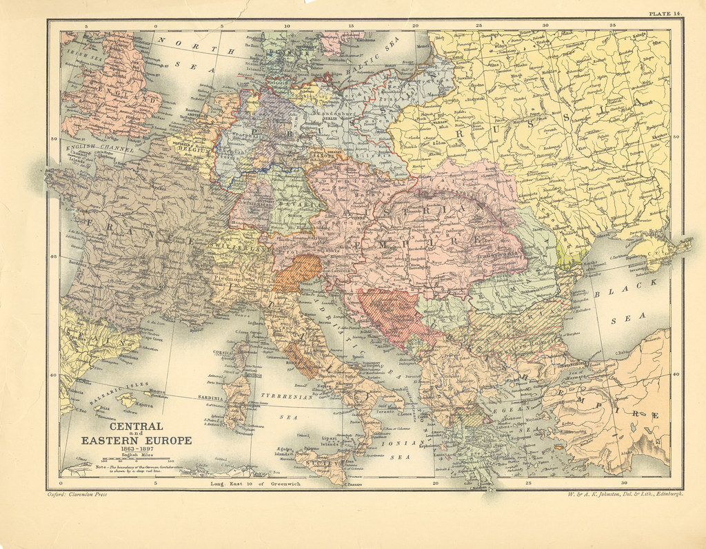 Map Of Europe 1863 Map page 1 of Section XIV Europe, 18631897 from Part XXIV&hellip; Flickr