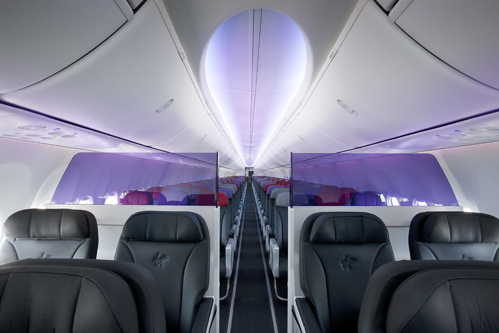 Virgin Australia’s 737 cabin Innovative cabin divider betw… Flickr