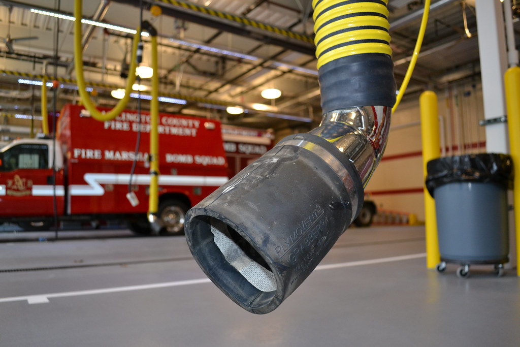 Vehicle exhaust removal system Fire Station 3 Arlington County Flickr