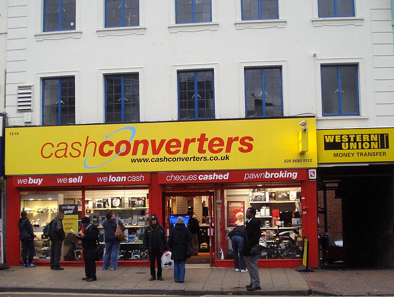 Minicreditos Cash Converters prestamos bancarios interes bajo