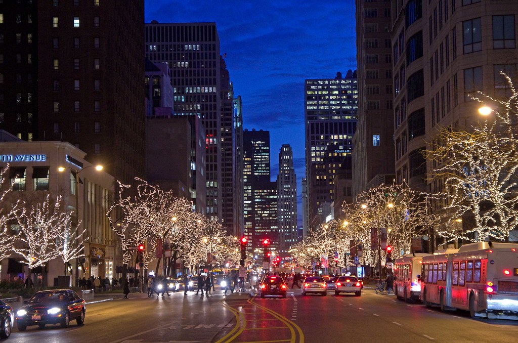 Michigan Ave, the Magnificent Mile Looking north from Chic… Flickr
