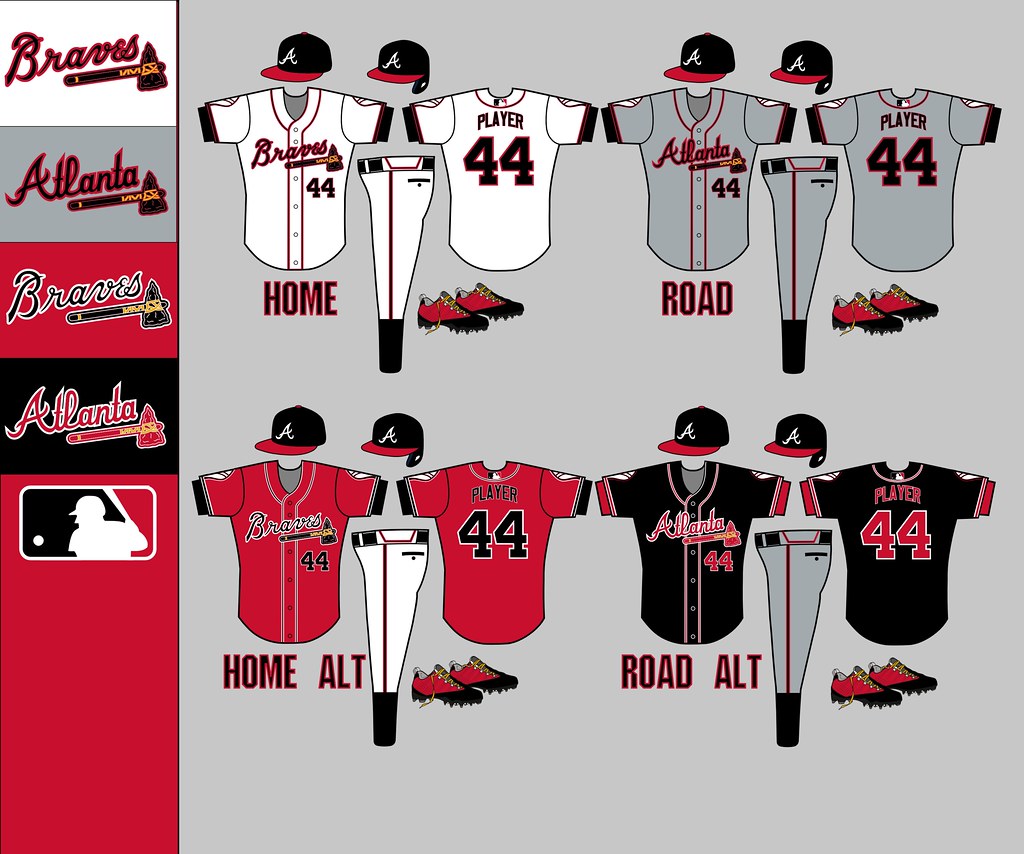 Atlanta Braves Uniforms 2.0 PMell2293 Flickr
