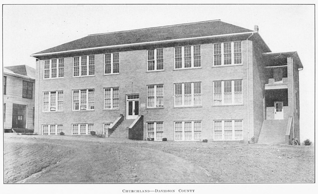 Churchland School, Davidson County From the 19201922 Bien… Flickr