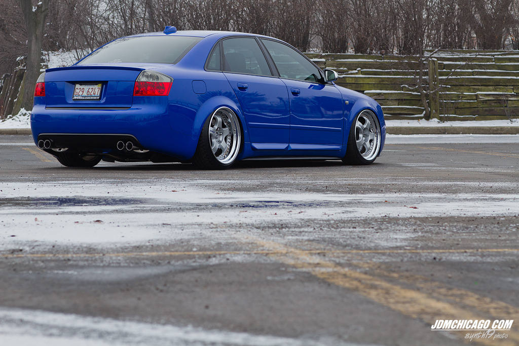 Tan's Bagged Audi S4 2004 Audi s4 in Nogaro Blue. More inf… Flickr