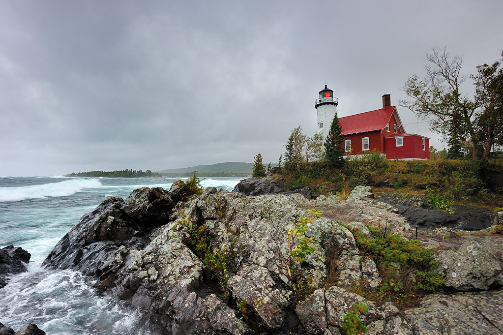 Eagle Harbor Lighthouse Eagle Harbor, Michigan A Septemb… Flickr