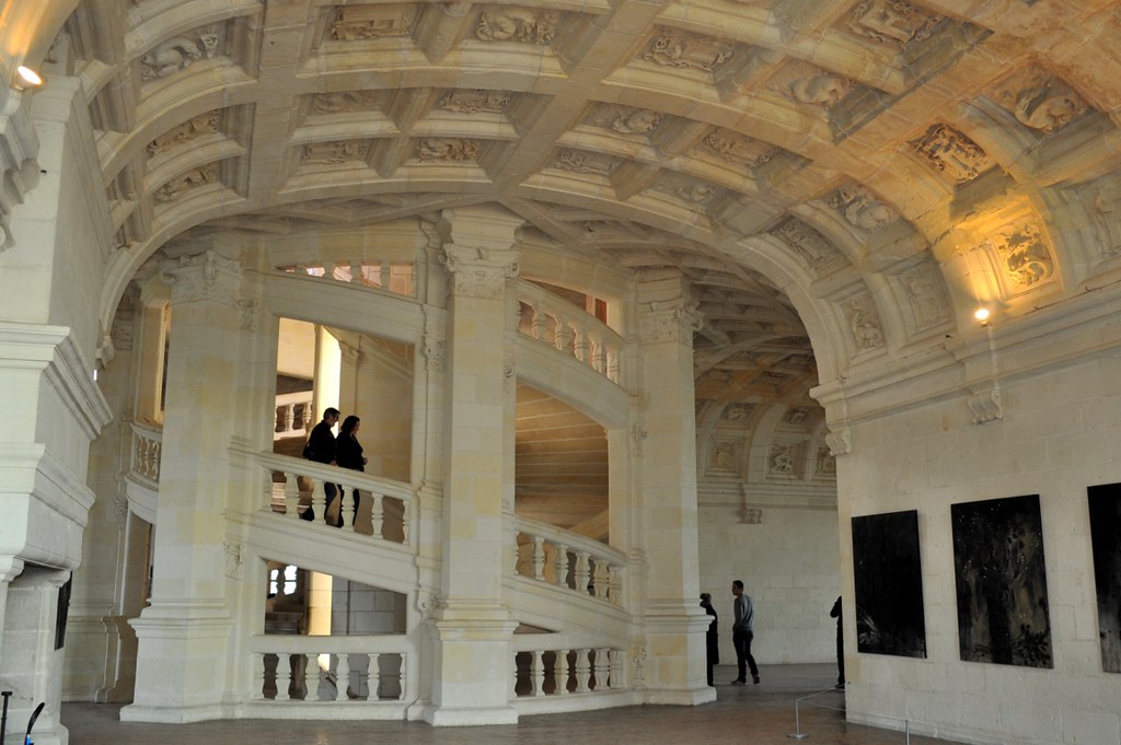 L'escalier à double révolution du Château de Chambord Flickr