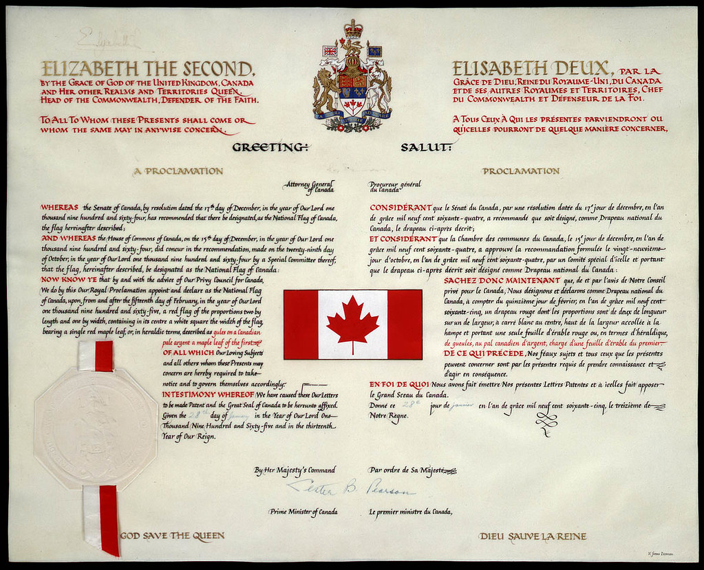 The Proclamation of the National Flag of Canada / La Procl… Flickr
