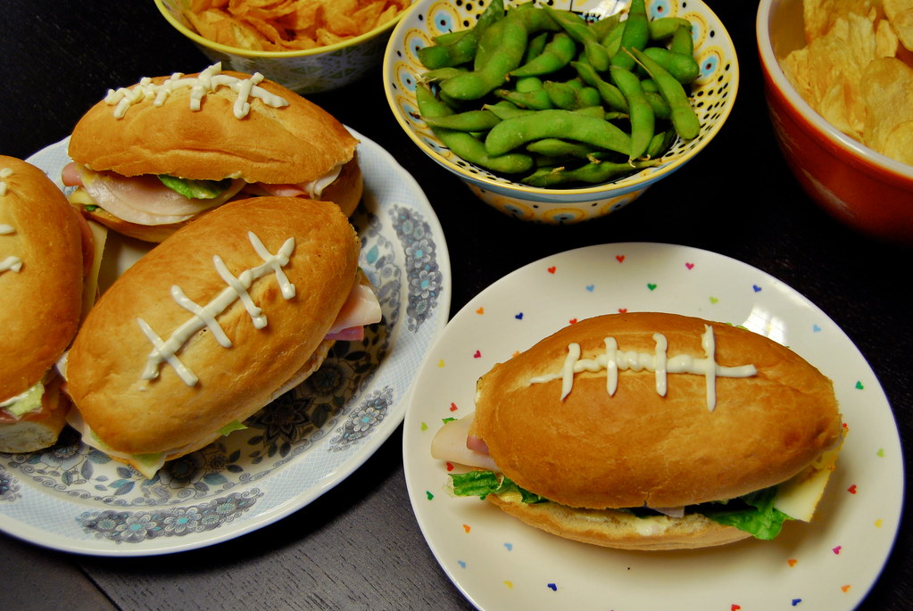 football sandwiches I wanted to make something easy so I c… Flickr