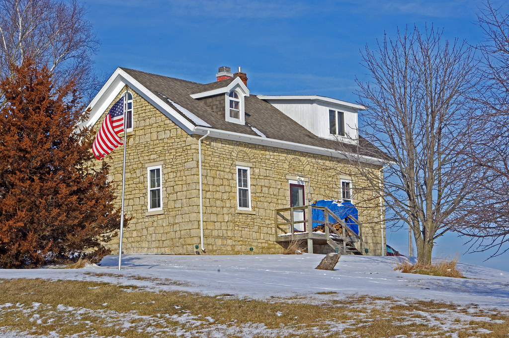 St. Donatus Stone House, Iowa Instead of building quickly … Flickr