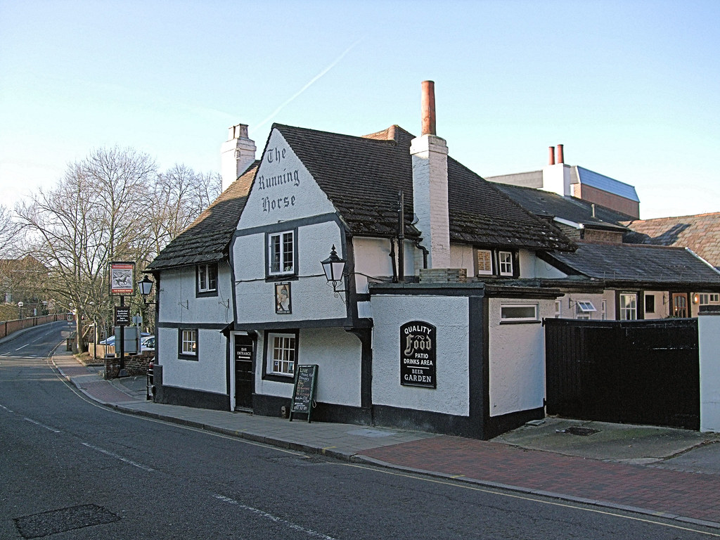 The Running Horse Pub, Leatherhead Surrey. The Running H… Flickr