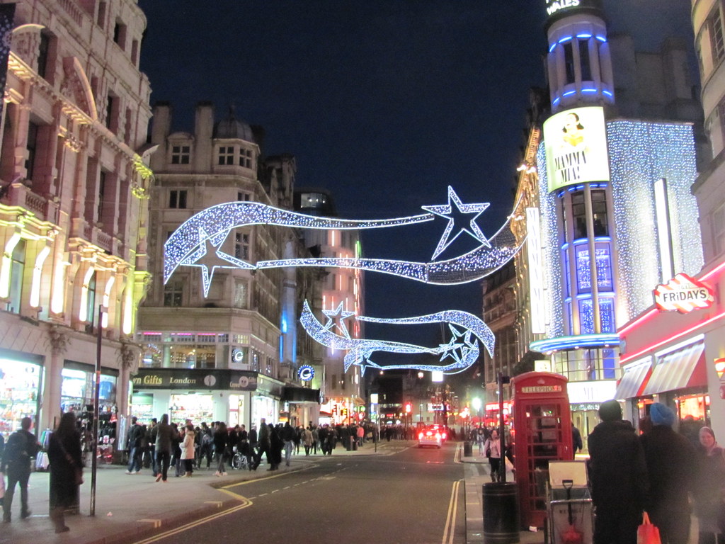 Christmas London Oxford Circus Piccadilly Circus Flickr