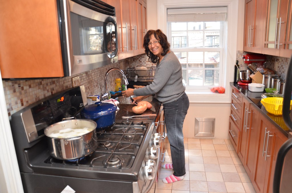 Mom In The Kitchen | Sue, my Mom, and I were cooking and was… | Flickr