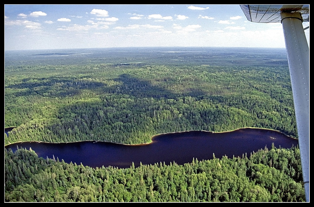 Aerial lake view above Ontario Air Ivanhoe is a flyin fis… Flickr