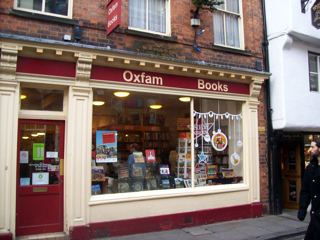 OXFAM IN YORK For many charity shops books are the best fu… Flickr