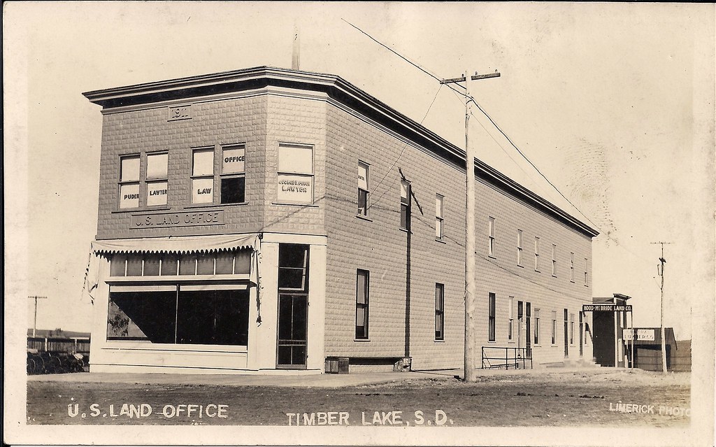US Land Office Timber Lake SD Photographs of 100 Year Old … Flickr