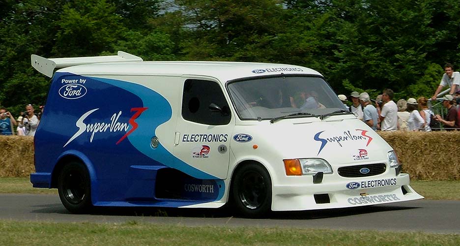 Ford Transit van with Cosworth Cosworth DFL 3.9L V8 engine… | Flickr