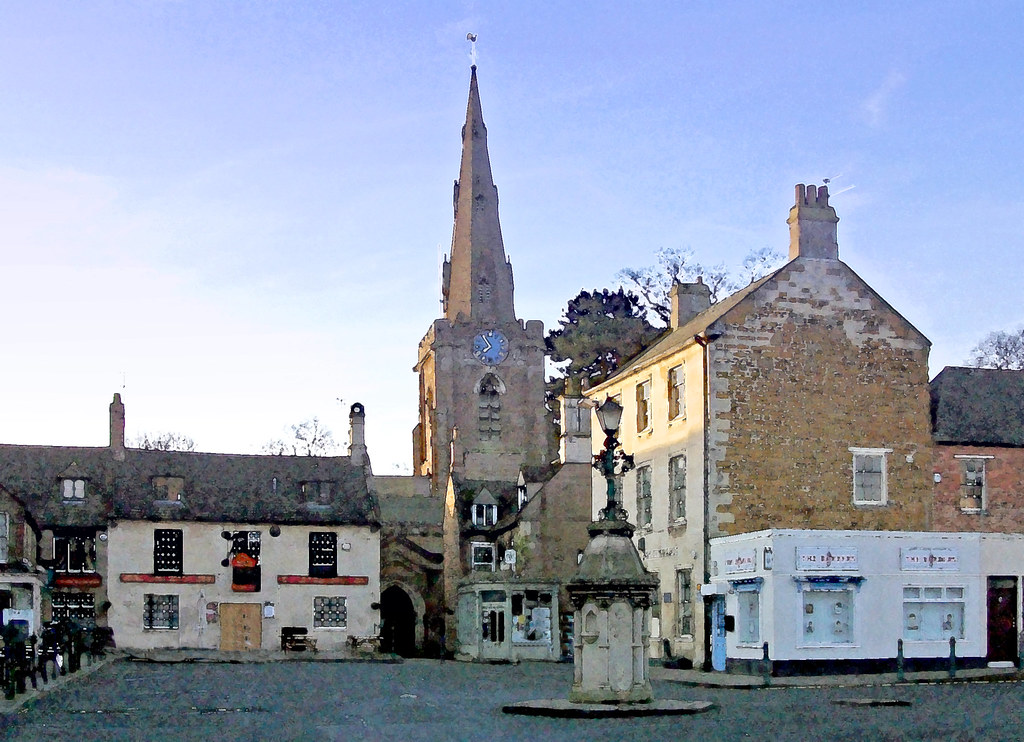 Uppingham as art Uppingham Market place UK. zaphad1 Flickr