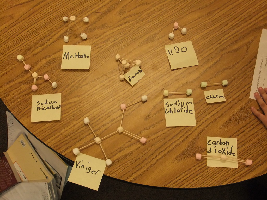 Marshmallow Molecules We created molecules using marshmall… Flickr