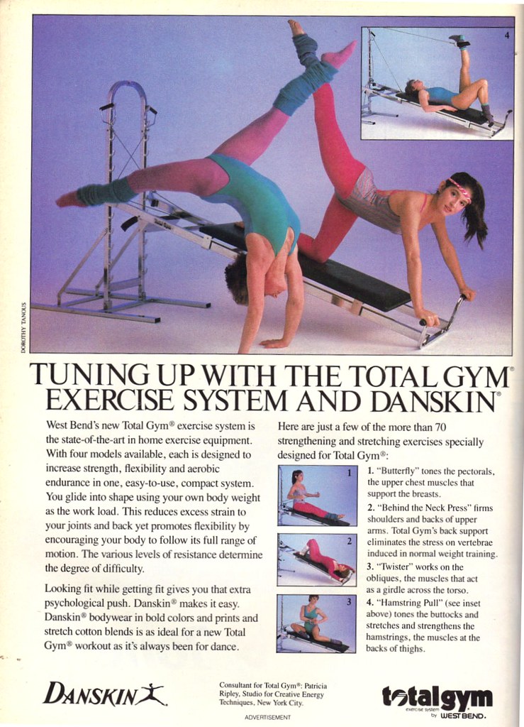 Danskin Bodywear ad more spandex fun during the aerobics c… Flickr
