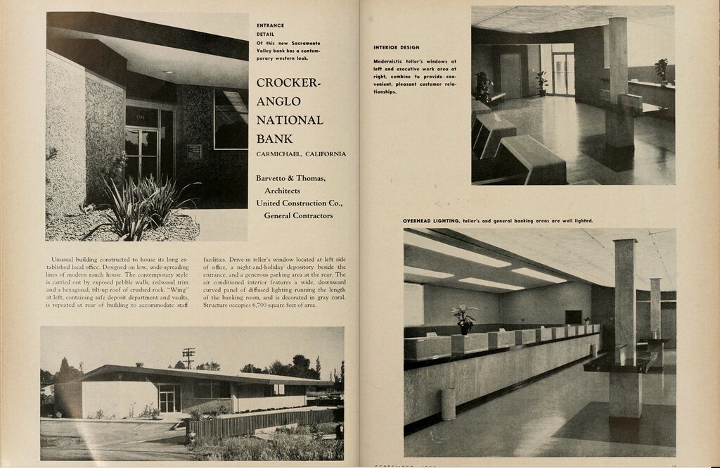 Crocker Anglo National Bank, Carmichael, CA 1958 Flickr