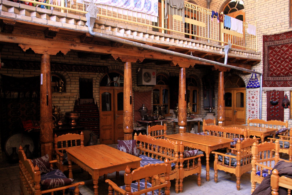 Silk Road Tea House Bukhara, Uzbekistan TravelingOtter Flickr
