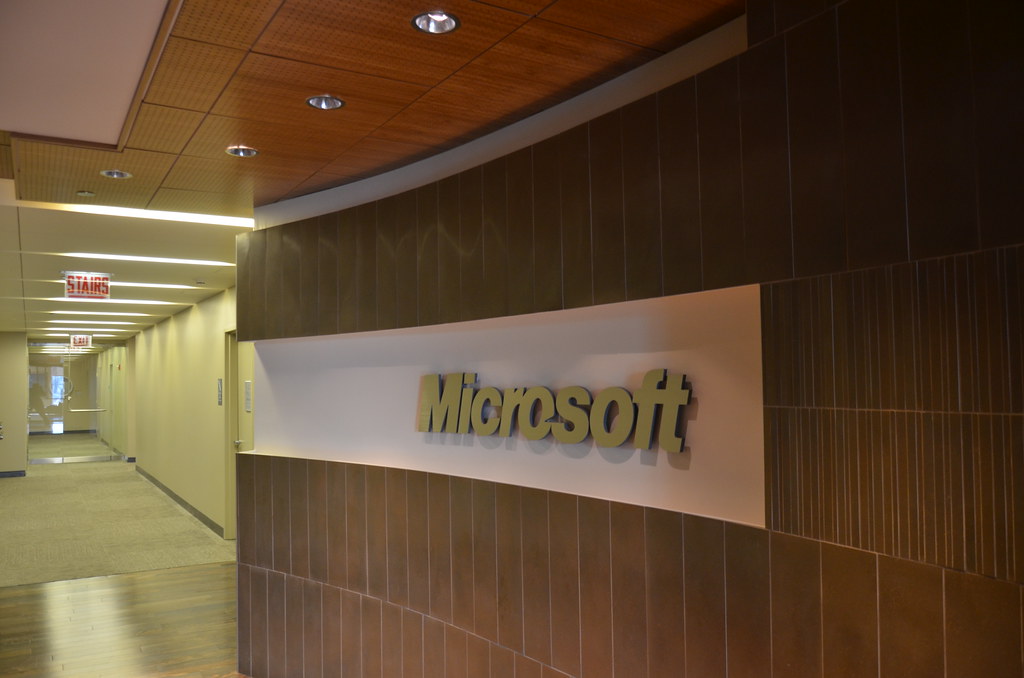 Microsoft Office at the Chicago Aon Center Microsoft