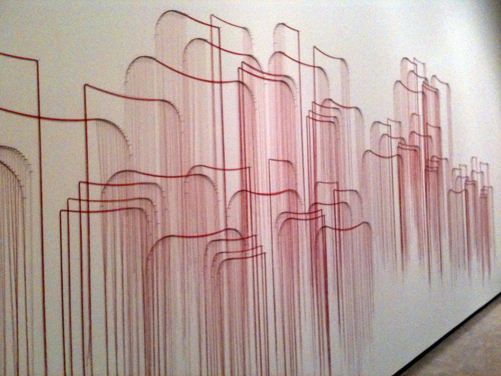 Silk Thread Art Some amazing silk thread art, on display a… Flickr