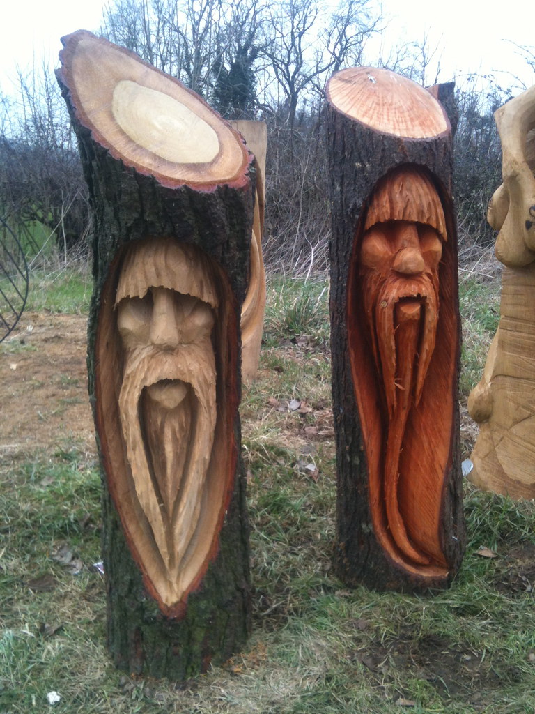 tree wizards chainsaw carving rob beckinsale Flickr