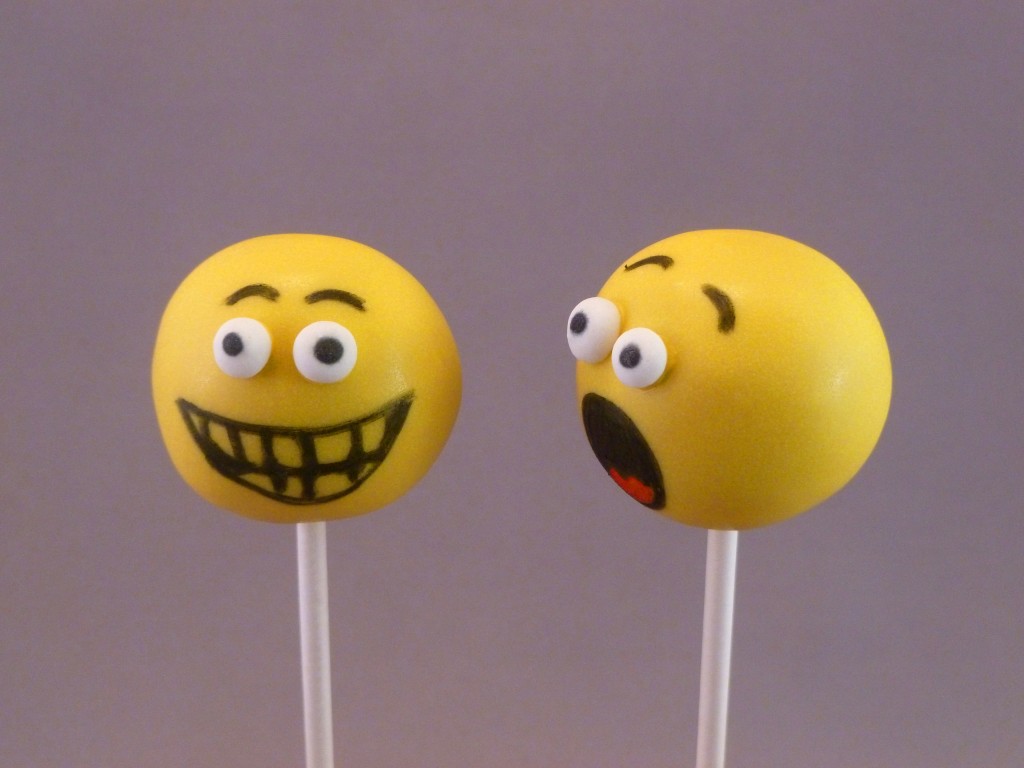 Smiley Face Cake Pops These cake pops are sure to put a sm… Flickr