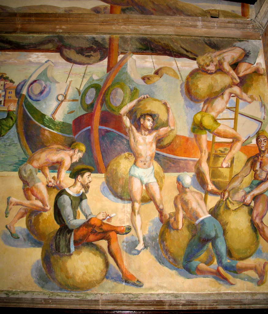 Duncan Grant mural, West Wall (detail), St Blaise Chapel, … Flickr