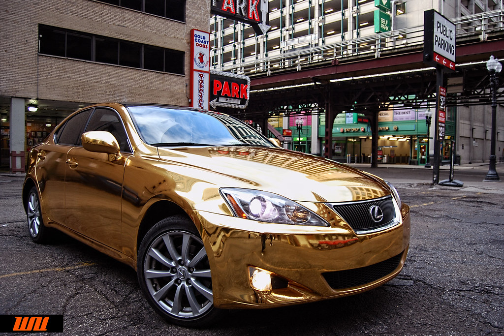 Wrapup Co. Gold Lexus is250 Project i am working on with m… Flickr