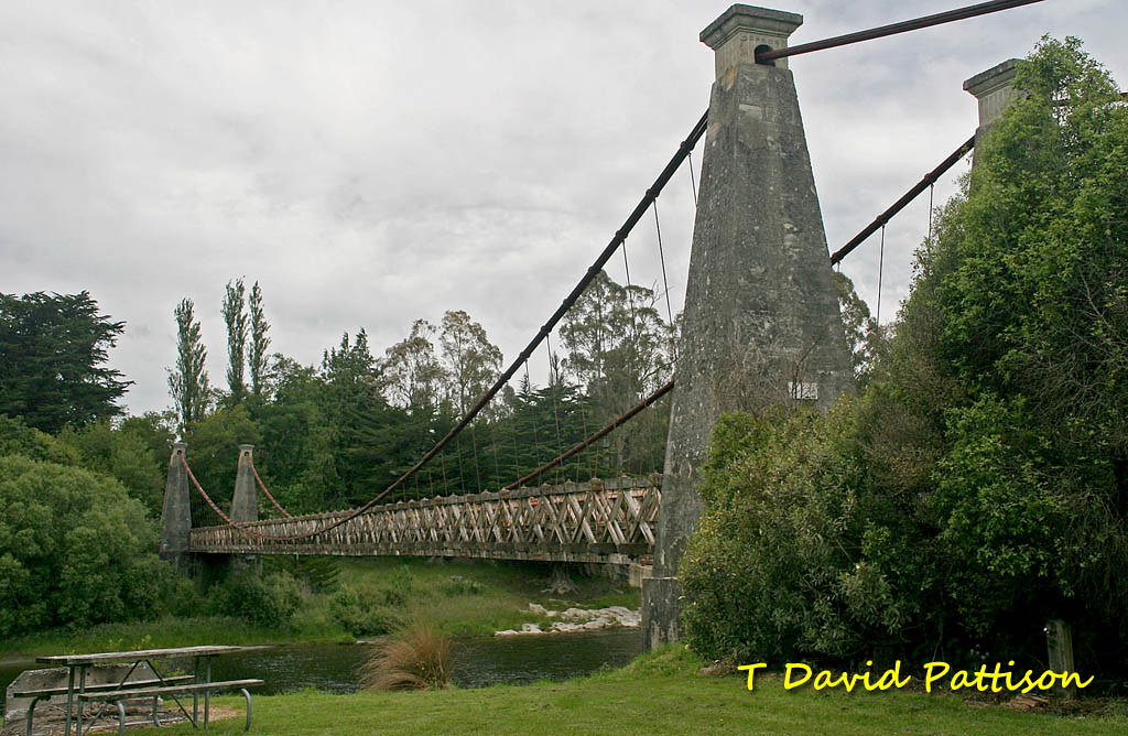 Historic Clifden Timber Suspension Bridge, New Zealand Flickr