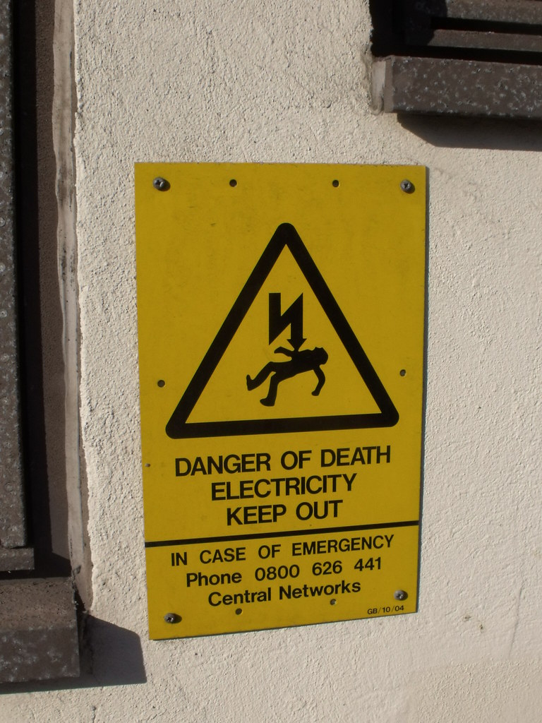 Swallow House Swallow Street, Birmingham sign Danger… Flickr