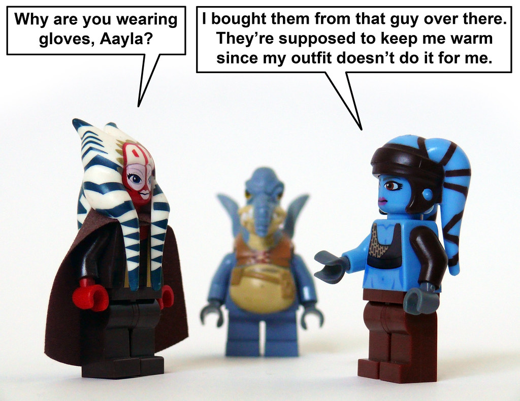 Aayla's Gloves Why is it so hard for Lego to make light bl… Flickr