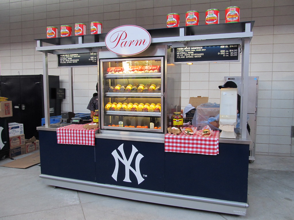 Yankee Stadium, 04/17/12 "Parm" concession stand in the G… Flickr