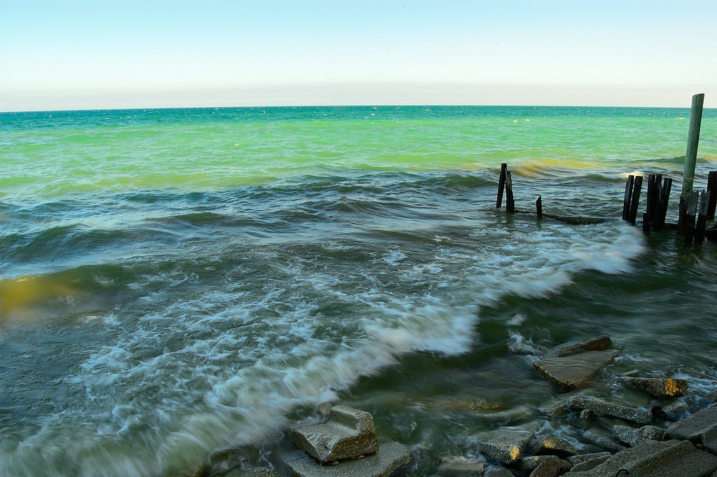 Lake Michigan near Stevensville Taken from Glenlord Beach … Flickr
