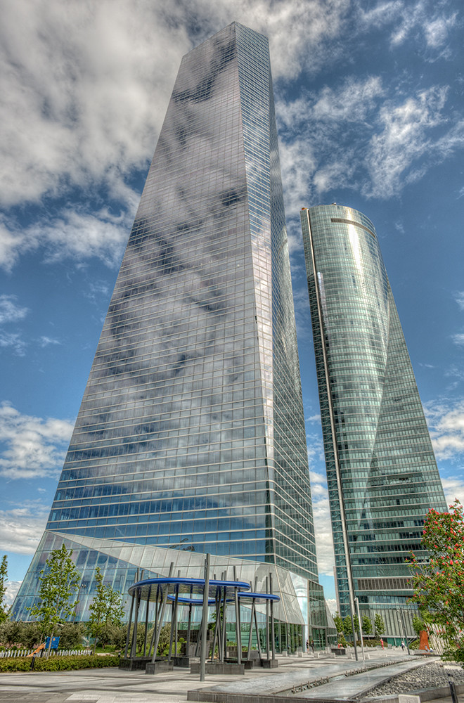 Torre de Cristal y Torre Espacio, CTBA, Madrid (Spain), HD