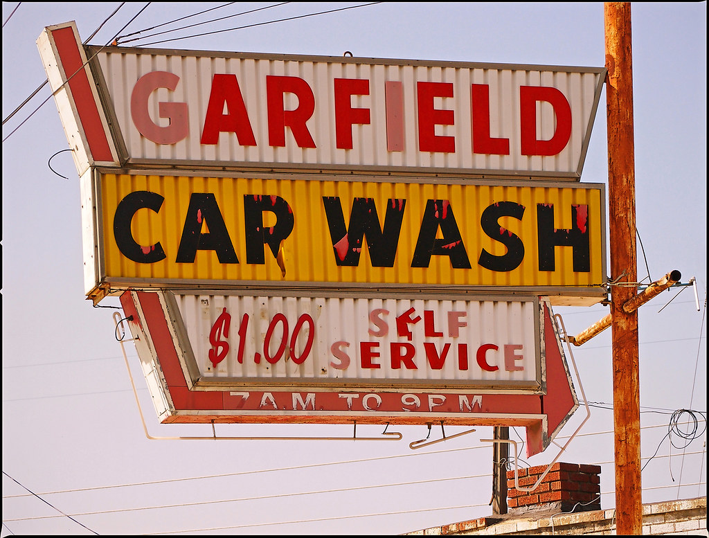 GARFIELD Car Wash Saint Joseph, Missouri USA Copyright ©… Flickr