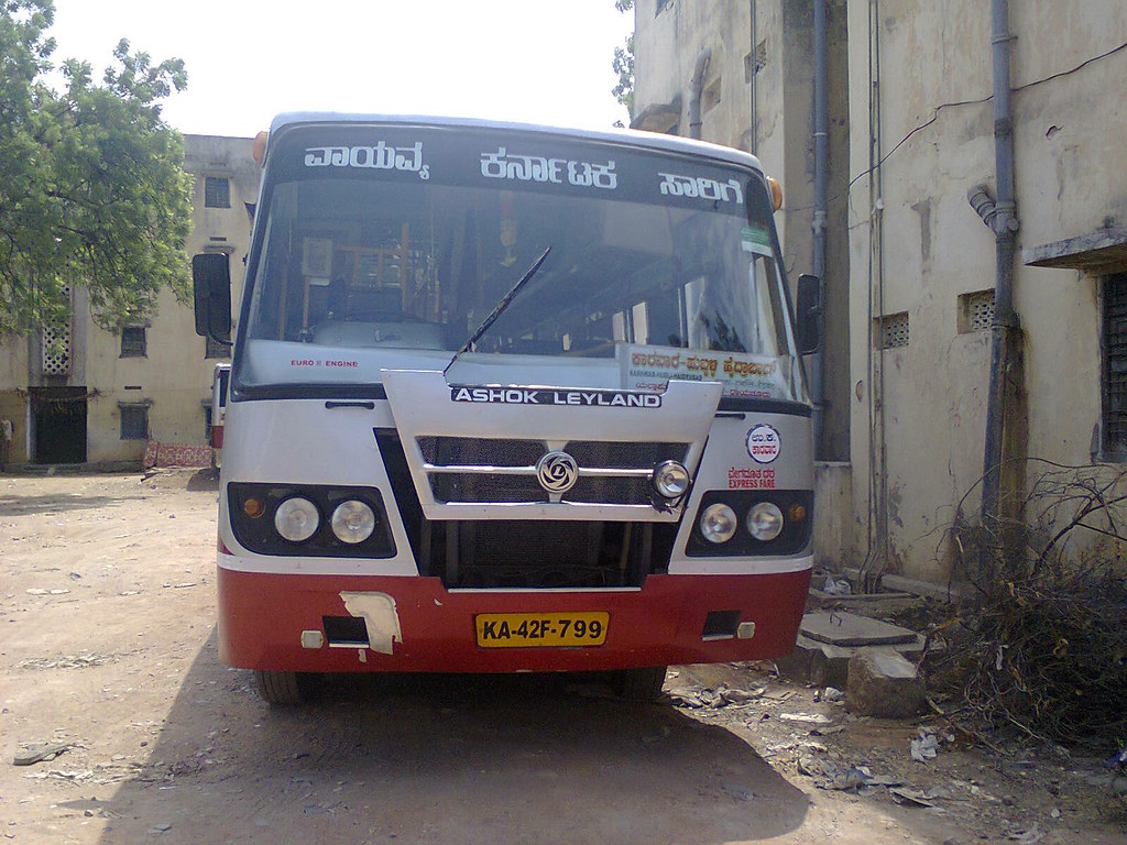 KSRTC ASHOK LEYLAND BUS KARAWAR HYDERABAD BUS Flickr