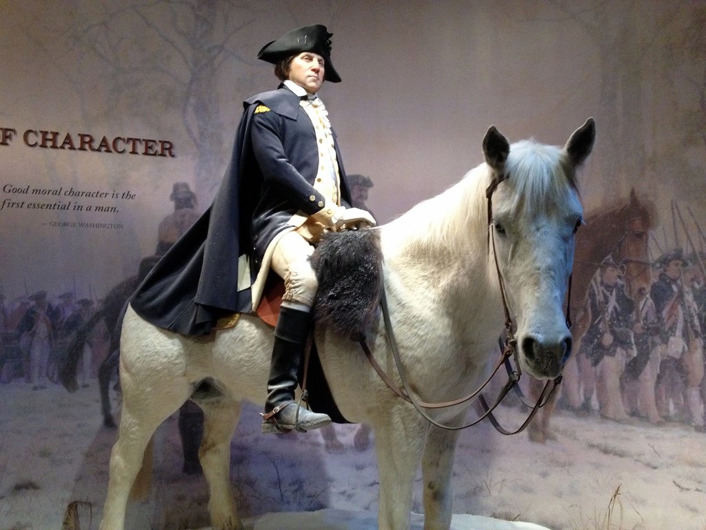 Washington and horse Blueskin ScholasticaInc Flickr