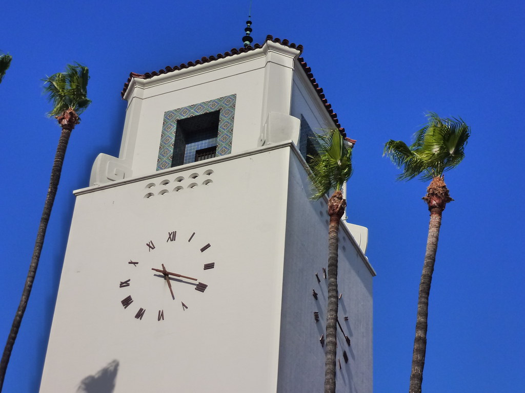 Los Angeles, CA Union Station clock tower Union Station … Flickr